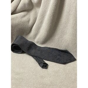Bugatti Gray Floral Silk Tie‎